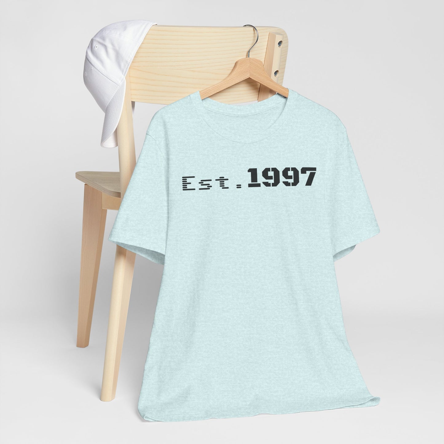 Est. 1997 Unisex Jersey Short Sleeve Tee - Vintage Style, Perfect for Birthdays, Casual Wear, Gifts, Anniversaries, Retro Fashion