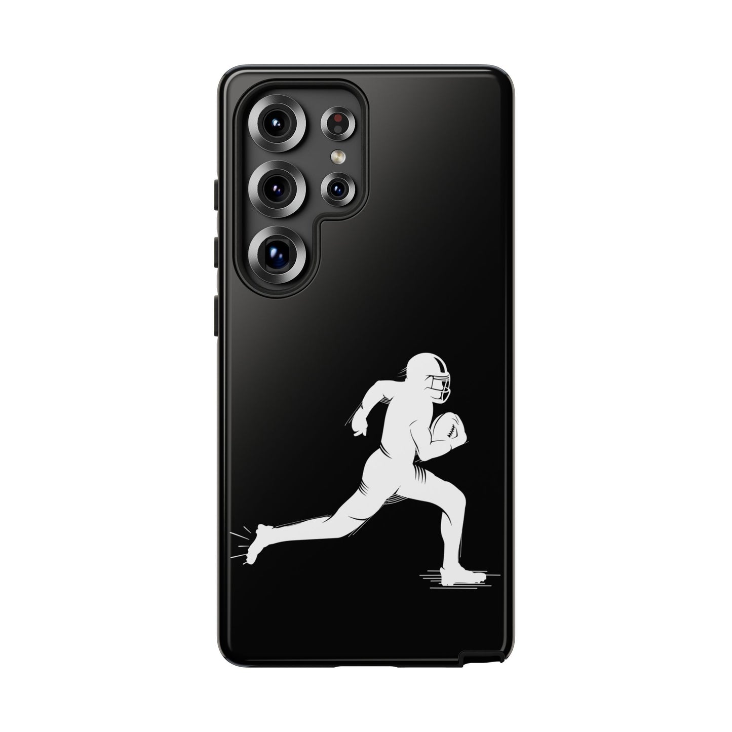 Football Player Phone Case, Tough Cases, Sports Phone Cover, Gift for Athletes, iPhone & Samsung Accessories, Running Player Design - TRV