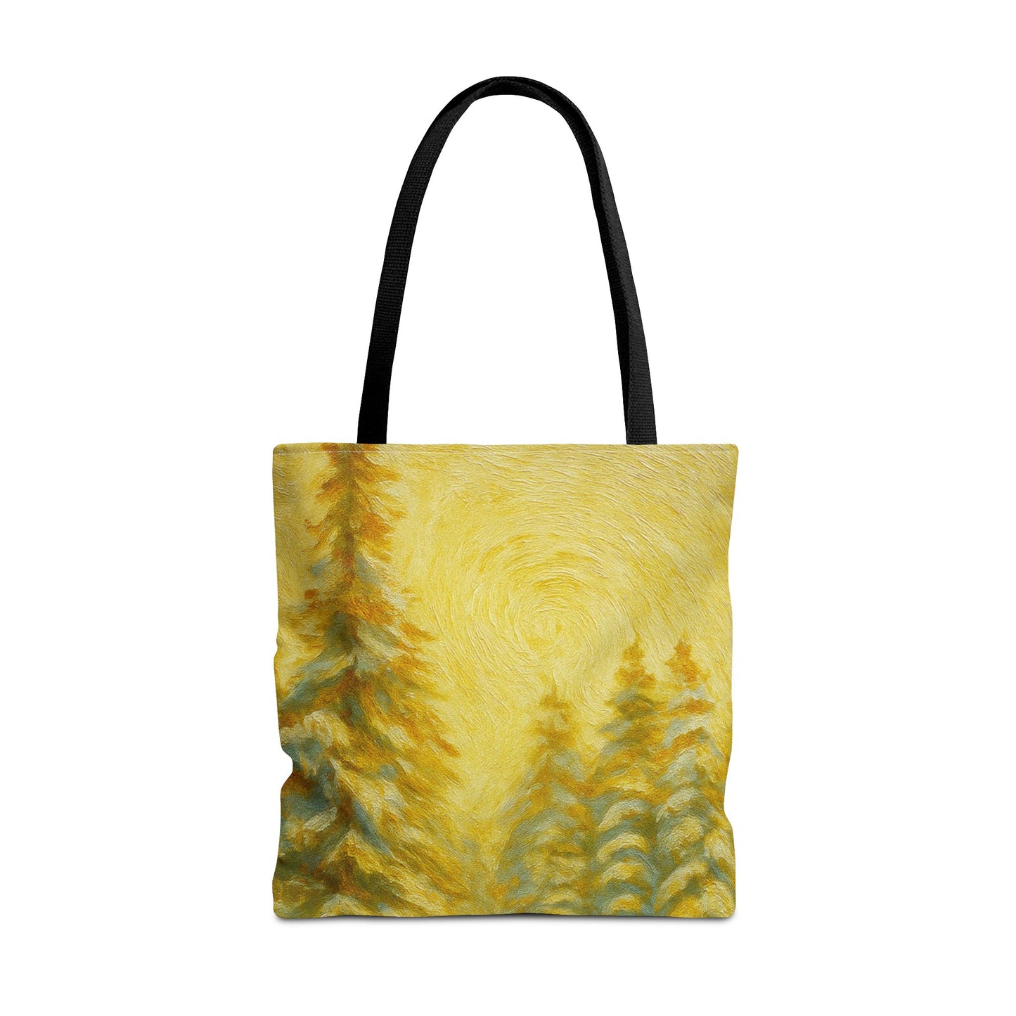 Eco-friendly canvas tote bag with artistic abstract design, ideal for beach or casual carrying, by Printify.