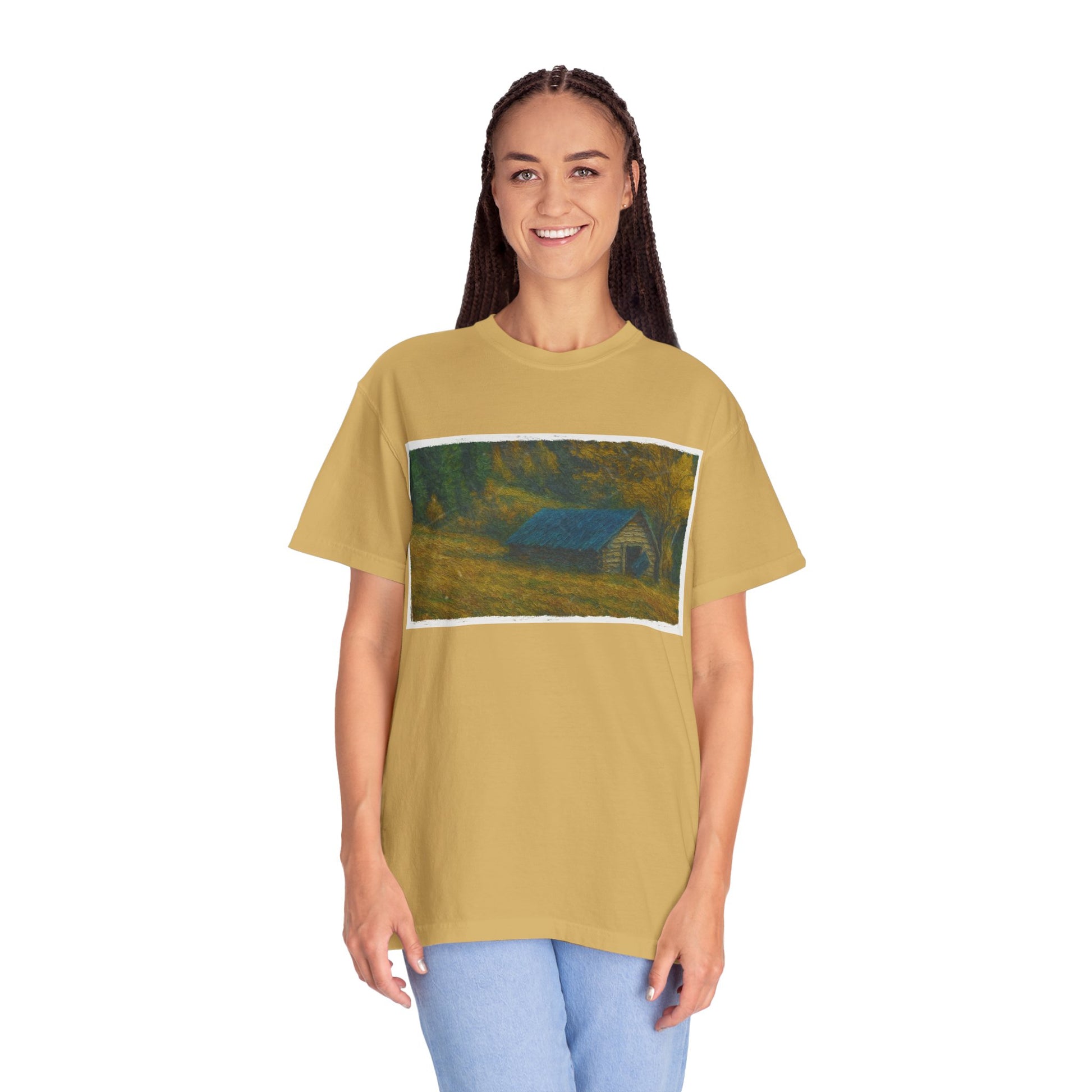 Nature-Inspired Unisex T-Shirt | Cozy Autumn Vibe, Perfect for Casual Outings, Gift for Nature Lovers, Outdoor Adventure Tee, Relaxed Fit - TRV
