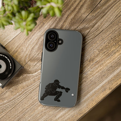 Baseball Catcher Phone Case, Sports Phone Accessory, Tough Cases, Gift for Athletes, Sports Fan Merchandise, Unique Design - TRV