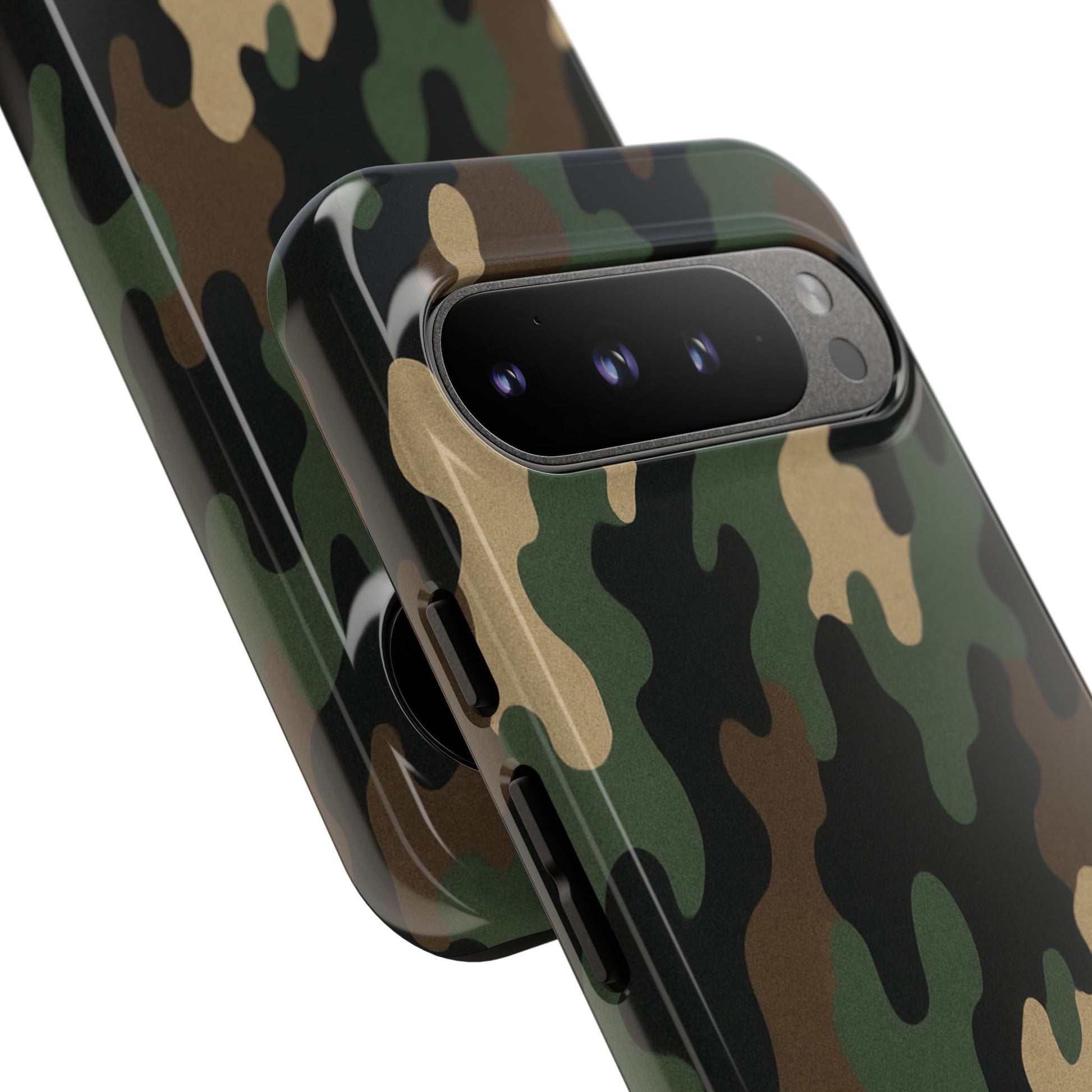 Camouflage Phone Case, Tough Cases, Military Style, Unique Phone Accessories, Gift for Him, Durable Phone Cover - TRV