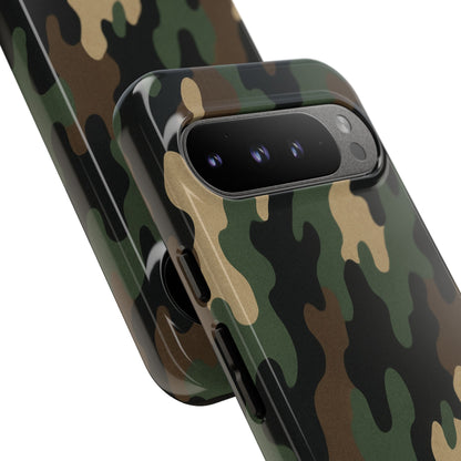 Camouflage Phone Case, Tough Cases, Military Style, Unique Phone Accessories, Gift for Him, Durable Phone Cover - TRV
