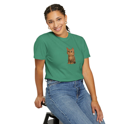 Cute Cat Graphic T-Shirt, Casual Wear, Cat Lover Gift, Everyday Tee, Animal Lover Apparel, Perfect for Birthdays & Holidays - TRV
