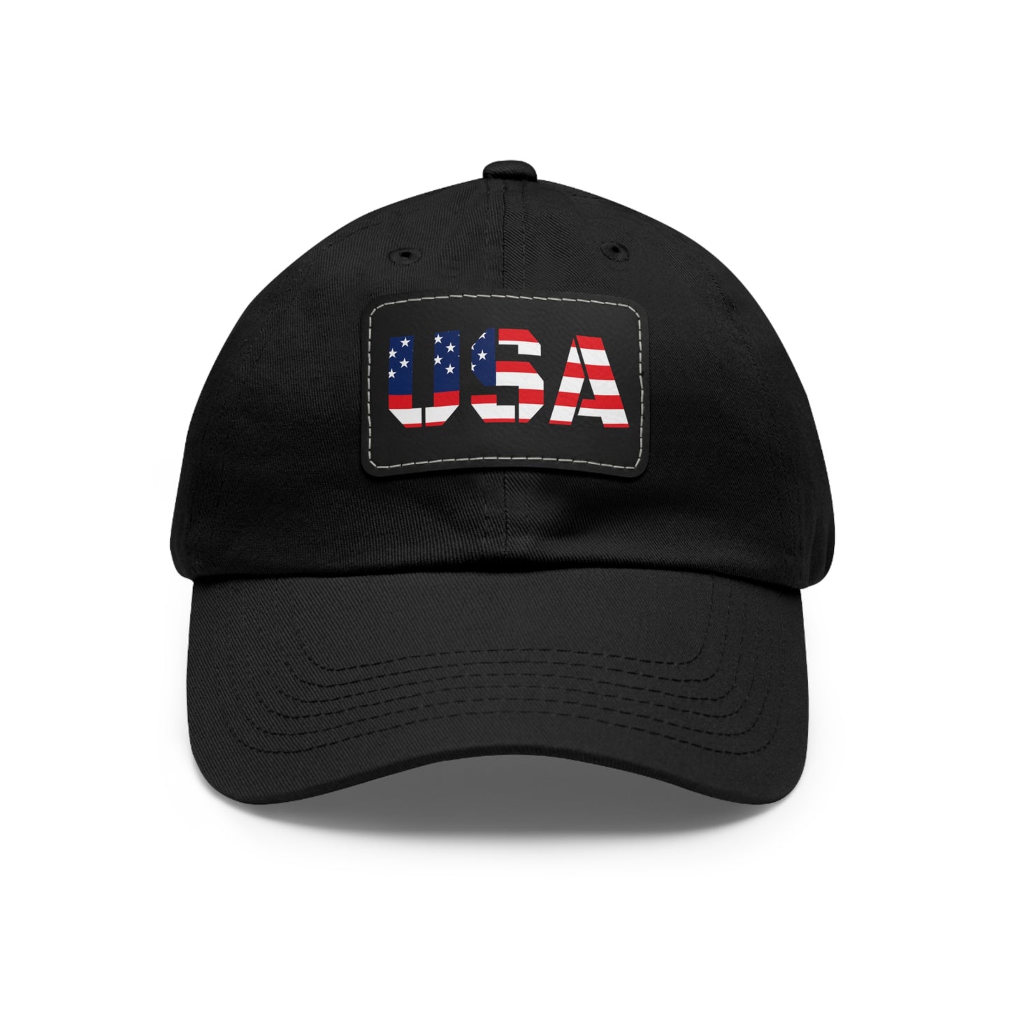 Dad Hat with USA Leather Patch - TRV
