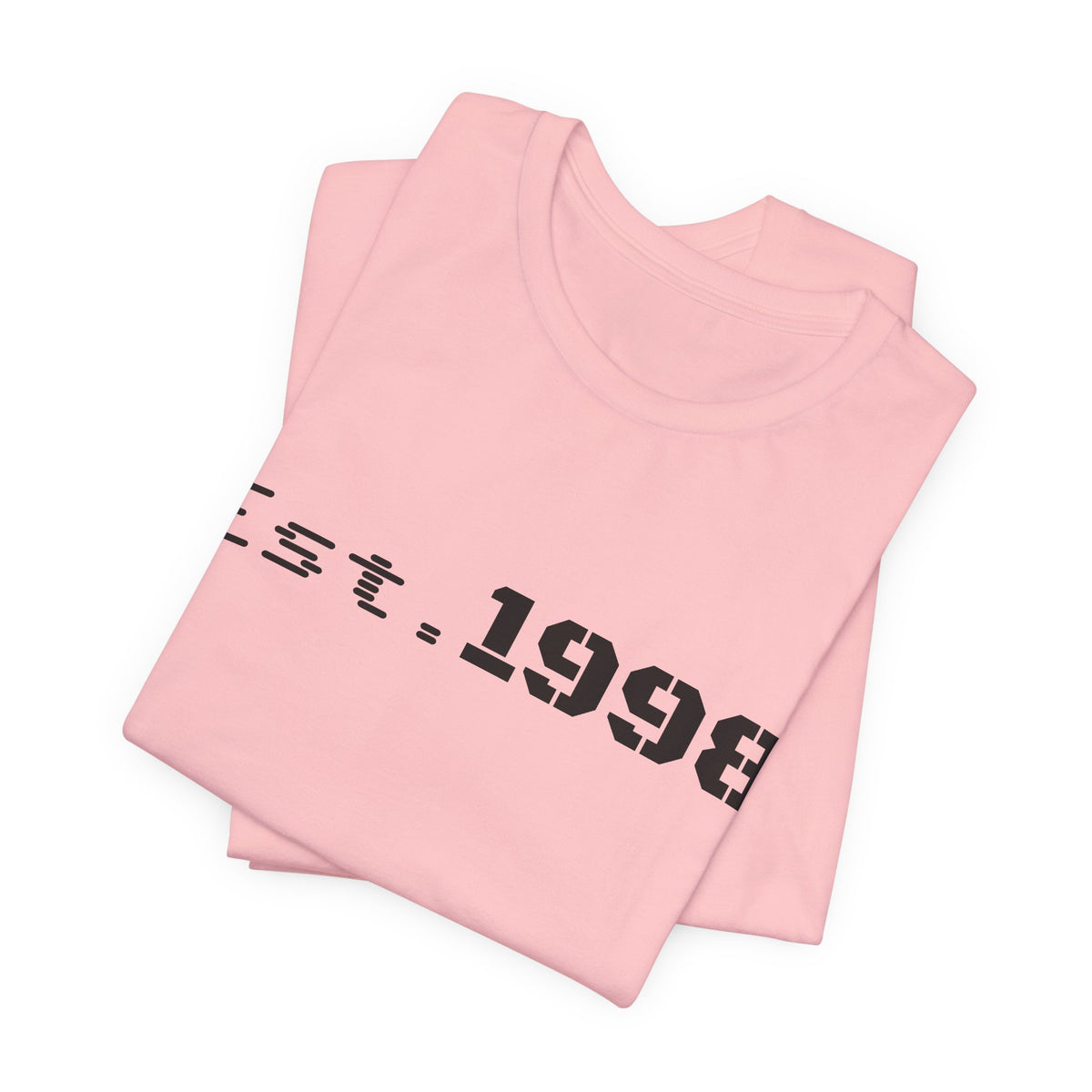 Vintage Est. 1998 T-shirt by Printify with graphic design celebrating the year of birth, casual men's or women's apparel