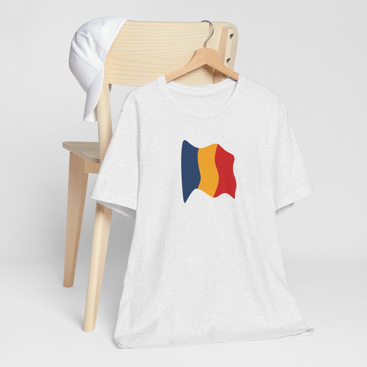 Romanian Flag Unisex Short Sleeve Tee, Casual Shirt, Travel T-Shirt, Gift for Romanians, Summer Outfit, Everyday Wear