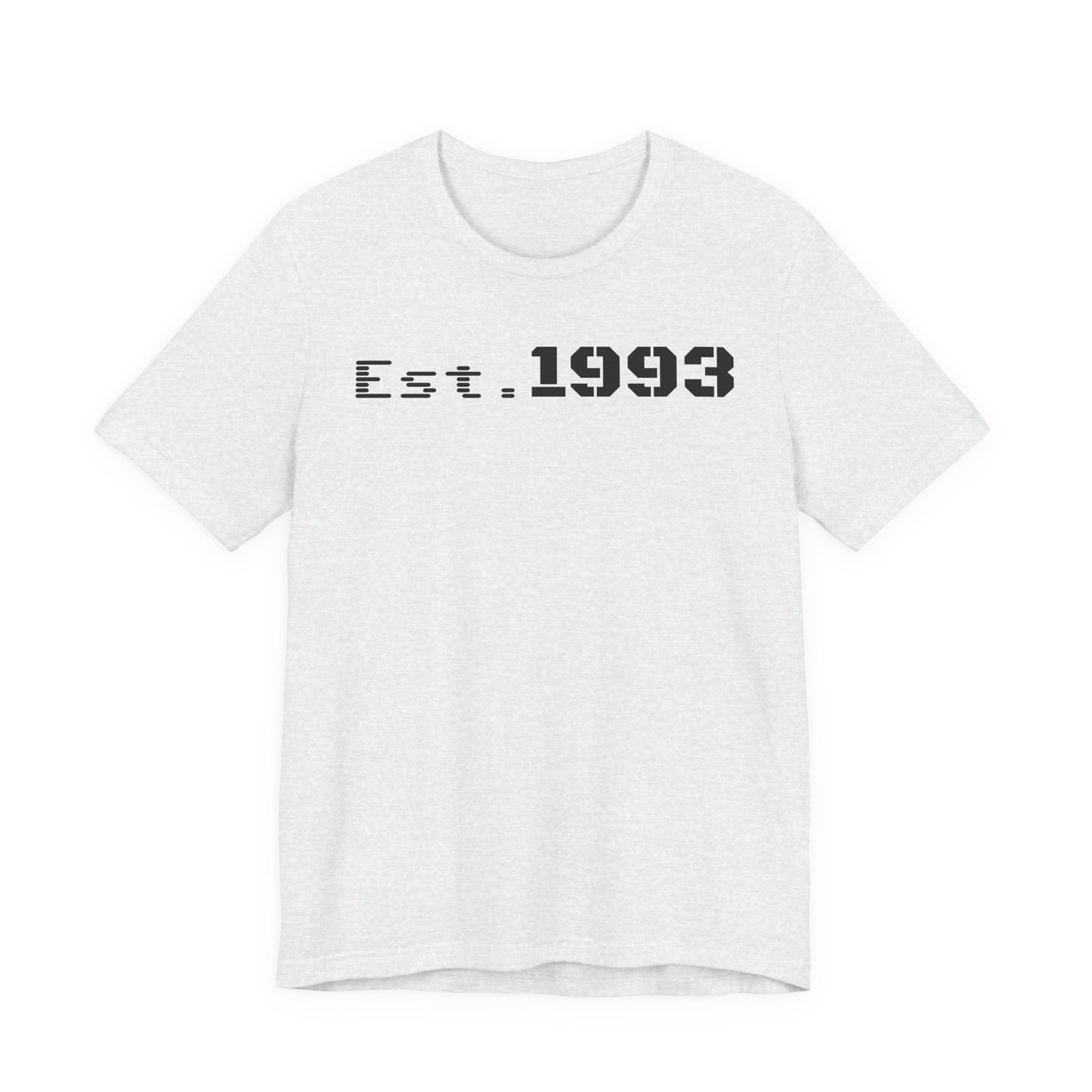 Est. 1993 Unisex Short Sleeve Tee - Perfect for Birthdays, Nostalgia, Casual Wear, Gifts, and Celebrations - TRV