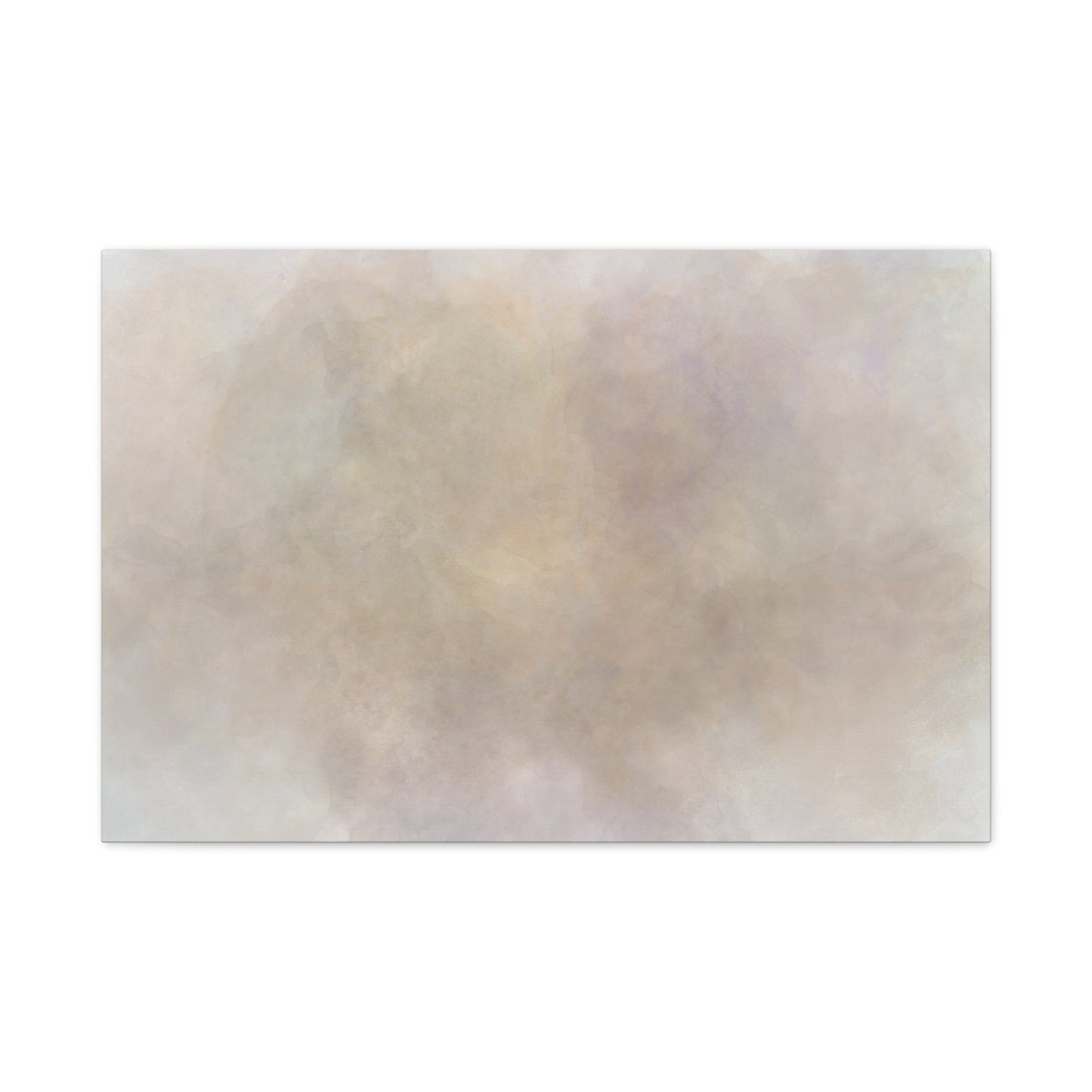 Soft Neutral Abstract Fog Canvas