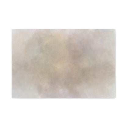Soft Neutral Abstract Fog Canvas