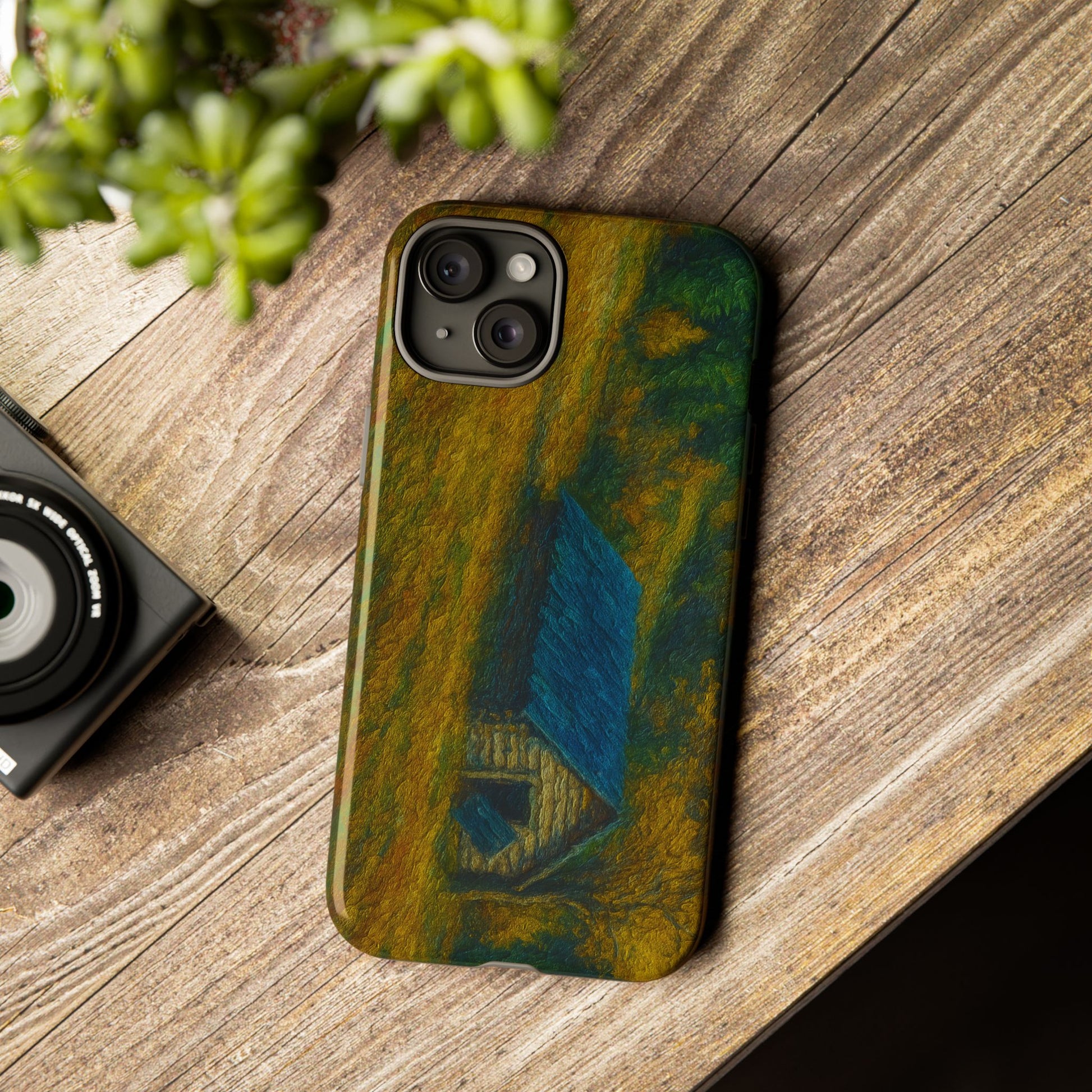 Artistic Phone Case by Tough Cases, Nature-Inspired Phone Protection, Unique Gift for Nature Lovers, Stylish Accessory, Fall Aesthetic - TRV