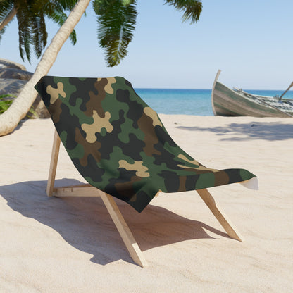 Camouflage Beach Towel, Summer Essentials, Poolside Accessory, Military Theme Towel, Outdoor Fun, Gift for Beach Lovers