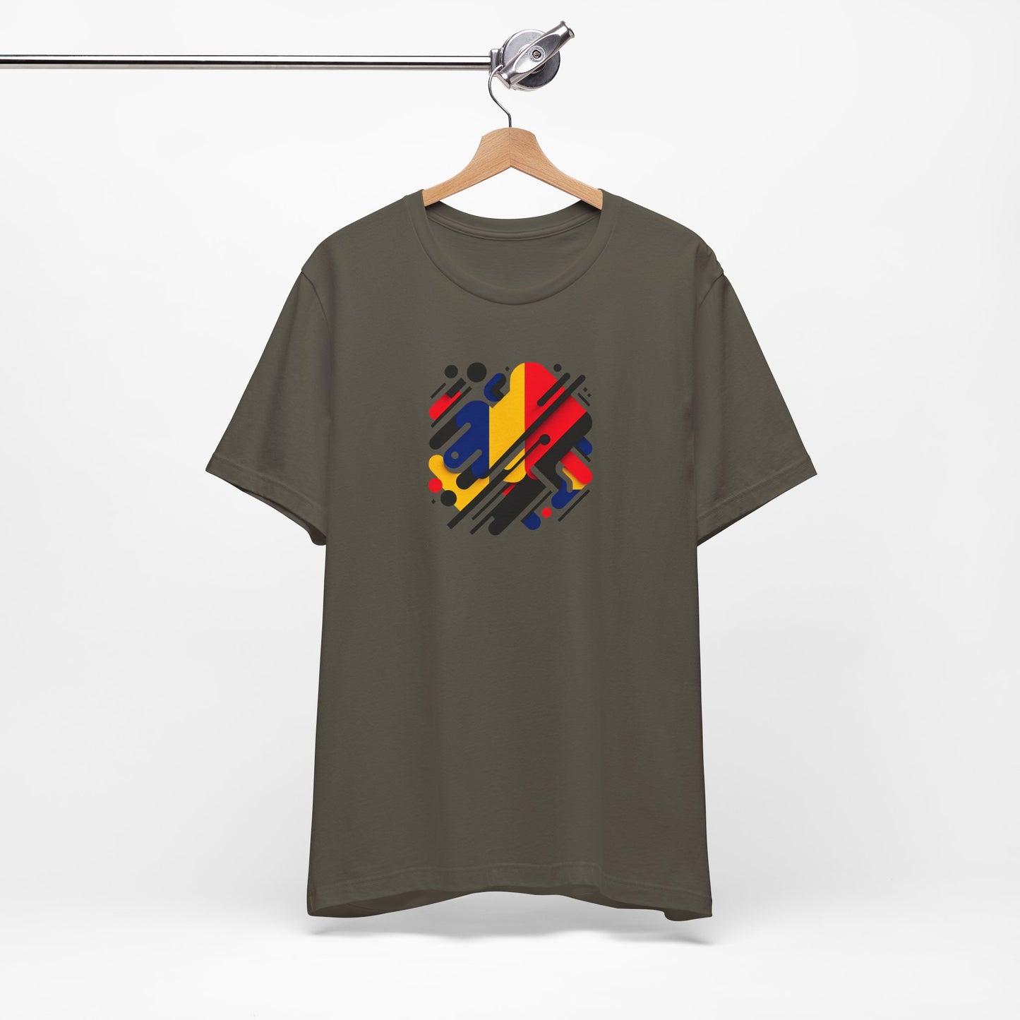 Artistic Heart Unisex Jersey Tee - Vibrant Graphic Tee, Casual Wear, Gift for Art Lovers, Birthday Surprise, Everyday Comfort - TRV