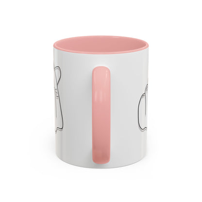 K-Pop Accent Mug - Love Gesture Design (11oz, 15oz), Korean Pop Coffee Cup, K-Pop Lover Gift, Cute Drinkware, Unique Mug