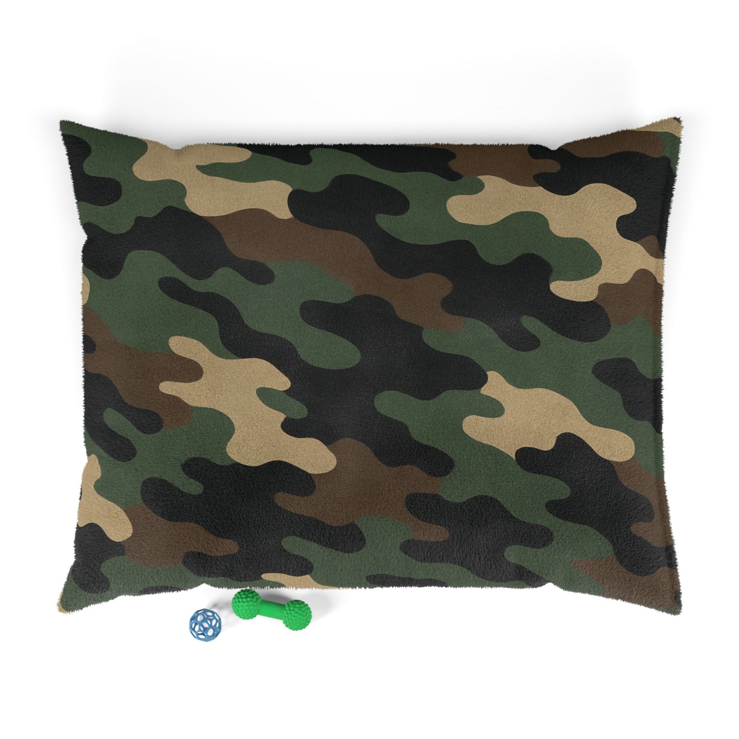 Camouflage Pet Bed — Plush Camo Dog & Cat Cushion