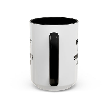 Ceramic coffee mug with "The Best Days Start With Coffee" quote, 11oz size, featuring a stylish design on a white background.