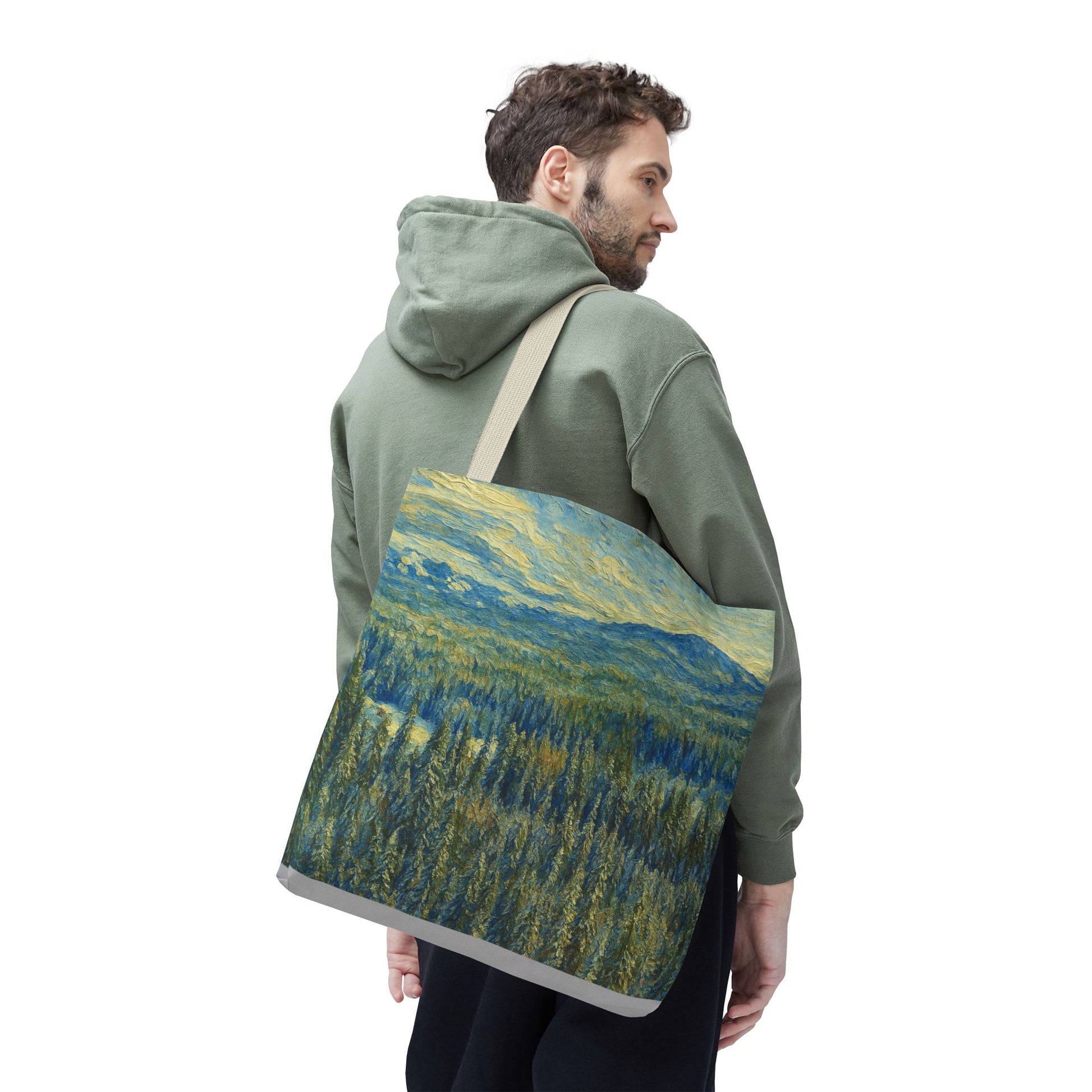 Nature-Inspired Tote Bag, Eco-Friendly Carryall, Bohemian Style Purse, Art Tote, Great Gift for Nature Lovers, Shopping Bag, Travel [...] - TRV