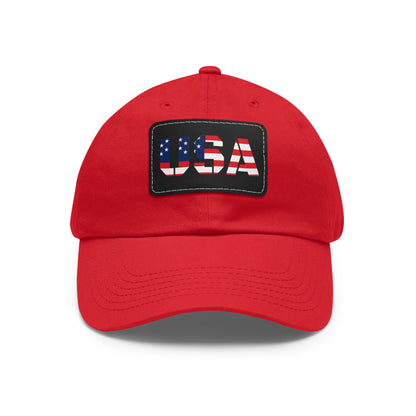 Dad Hat with USA Leather Patch - TRV