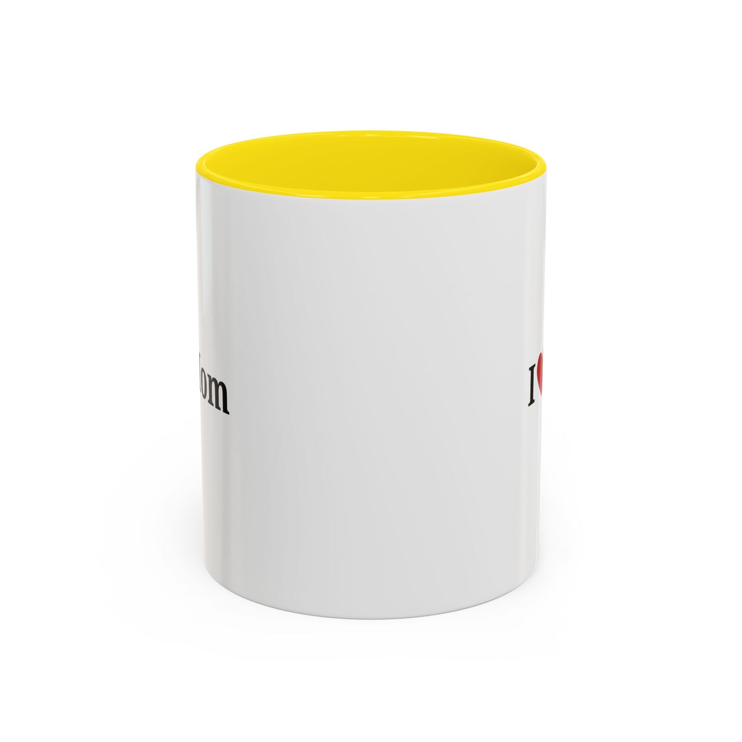 I Love Mom Accent Coffee Mug - Perfect Gift for Mother's Day & Special Occasions - TRV