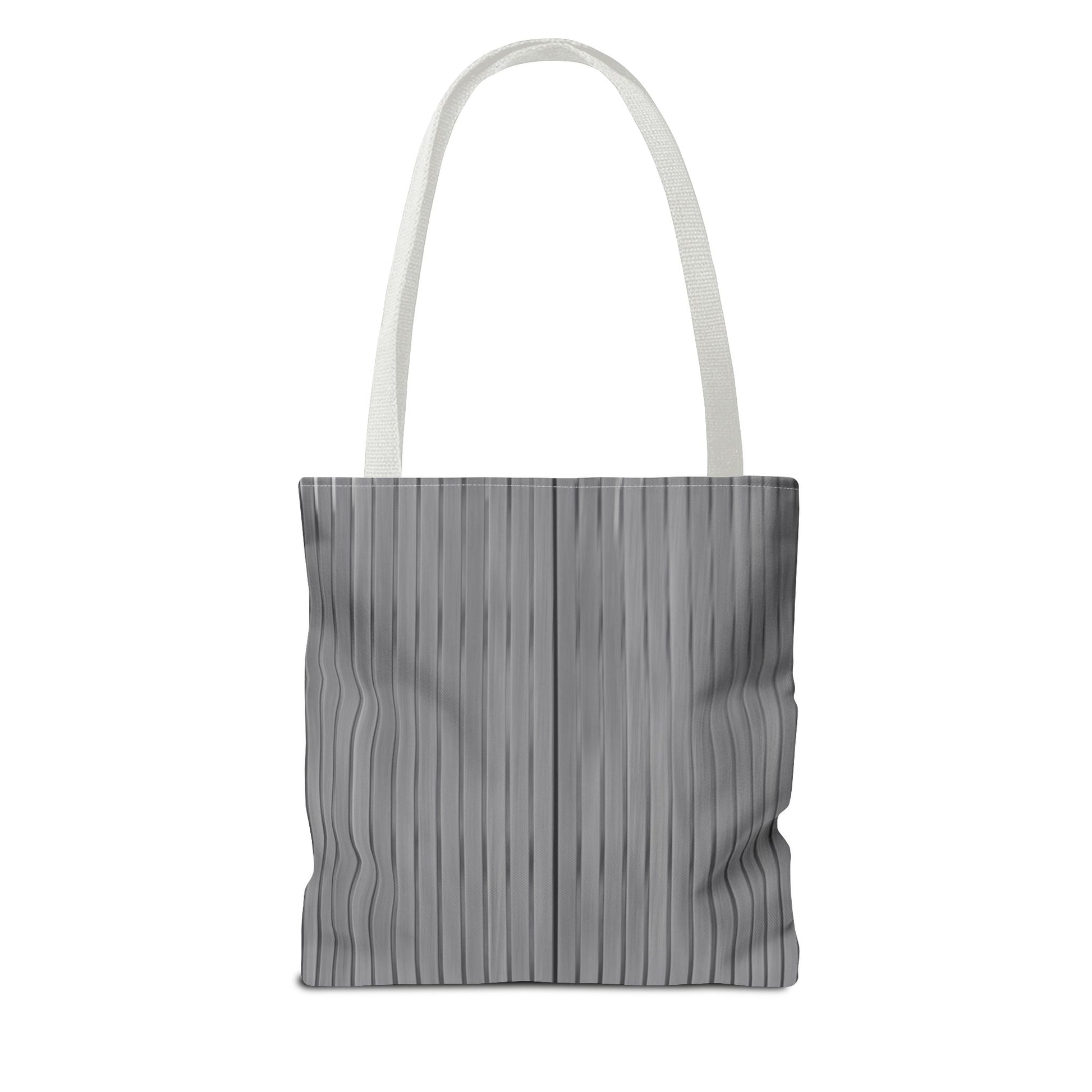 Stylish Gray Striped Tote Bag for Everyday Use - TRV