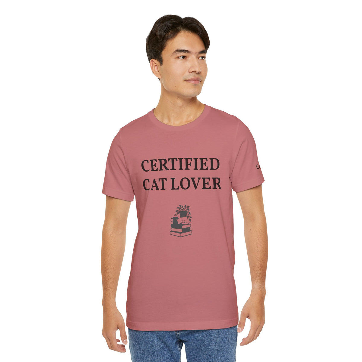 Unisex custom T-shirt by Printify with personalized design on front, made from soft fabric in a relaxed fit.