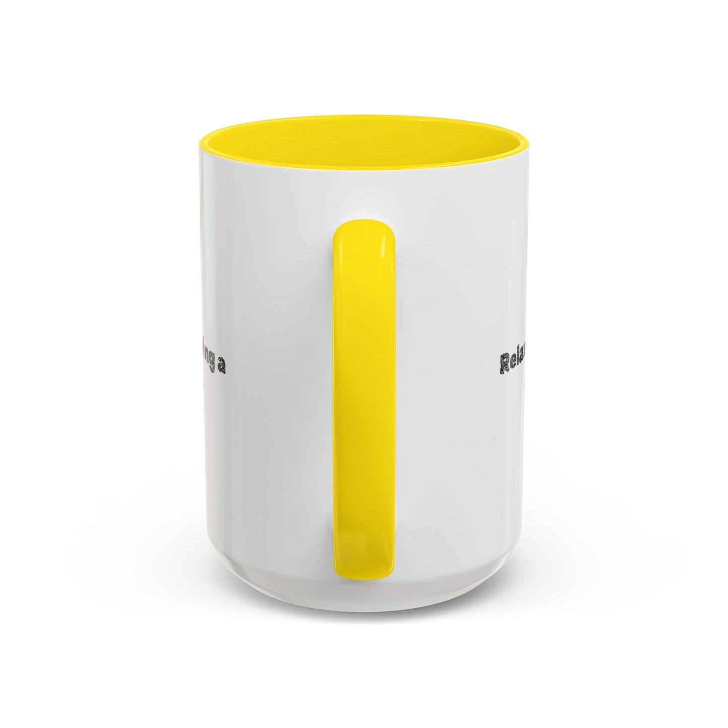 Coffee Mug — “Relax, I’m Driving” UFO Accent Ceramic Mug (11/15 oz)
