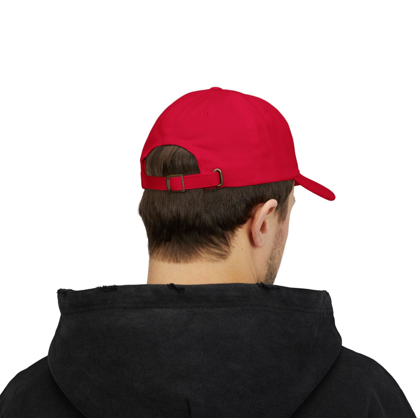 Dad Cap — "My anxiety has anxiety" Embroidered White Baseball Hat