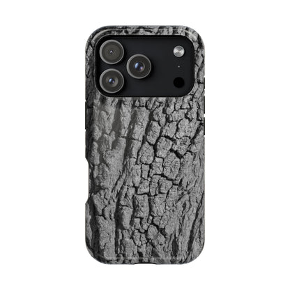 Bark Texture Magnetic Impact Phone Case