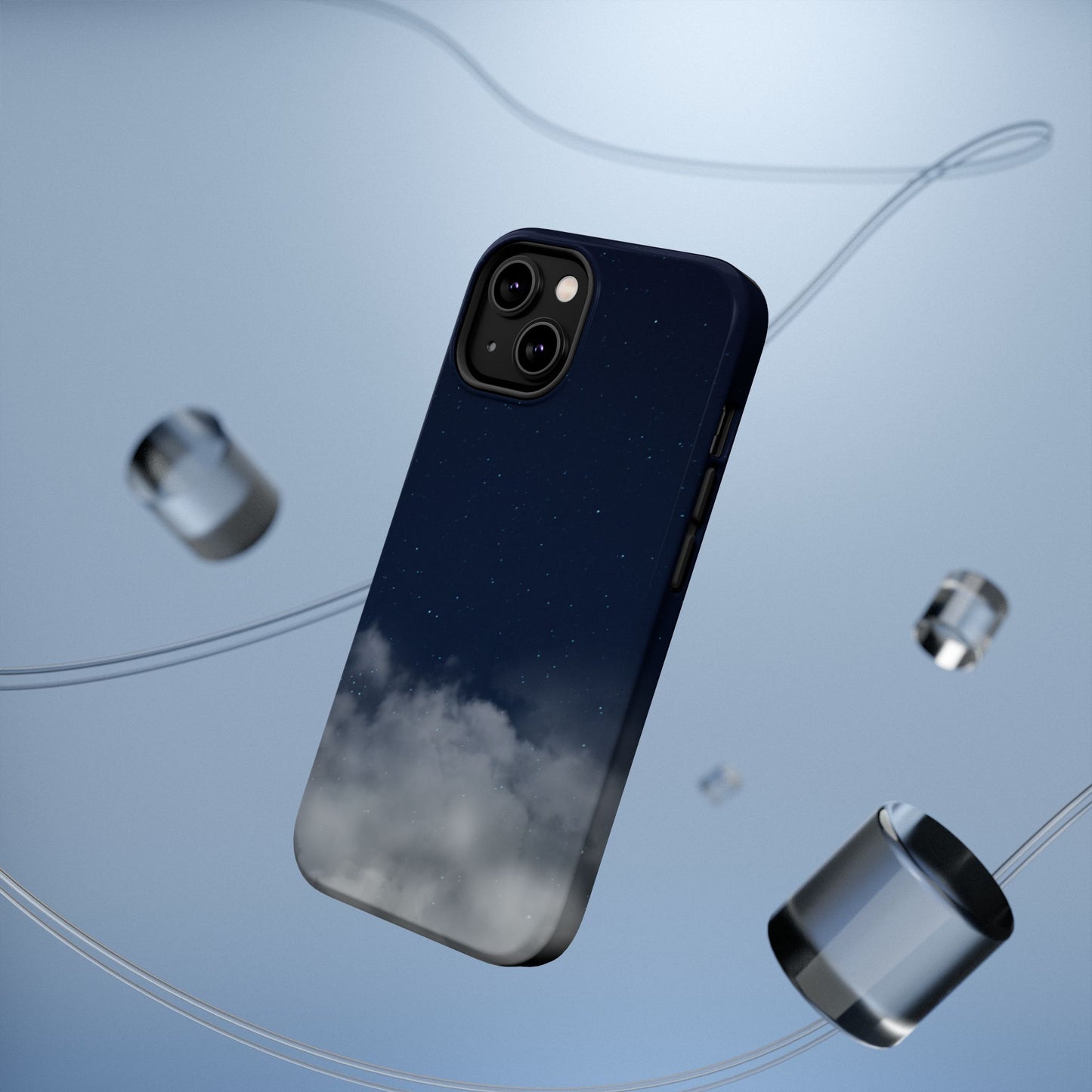 Night Sky Magnetic Impact-Resistant Phone Case — Foggy Cloud Design