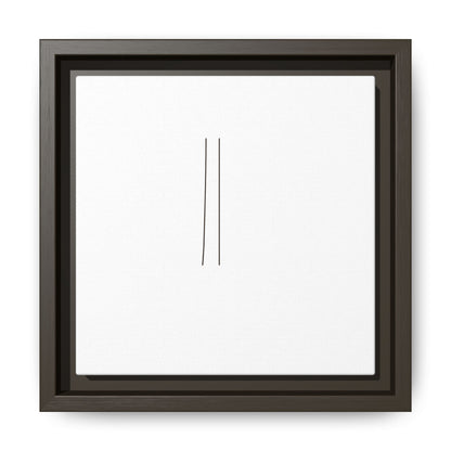 Minimal Line Art | Matte Canvas Framed