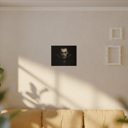 Gothic Vampire Canvas Wall Art, Spooky Decor, Halloween Home Accent, Creepy Art Piece, Horror Themed Gift