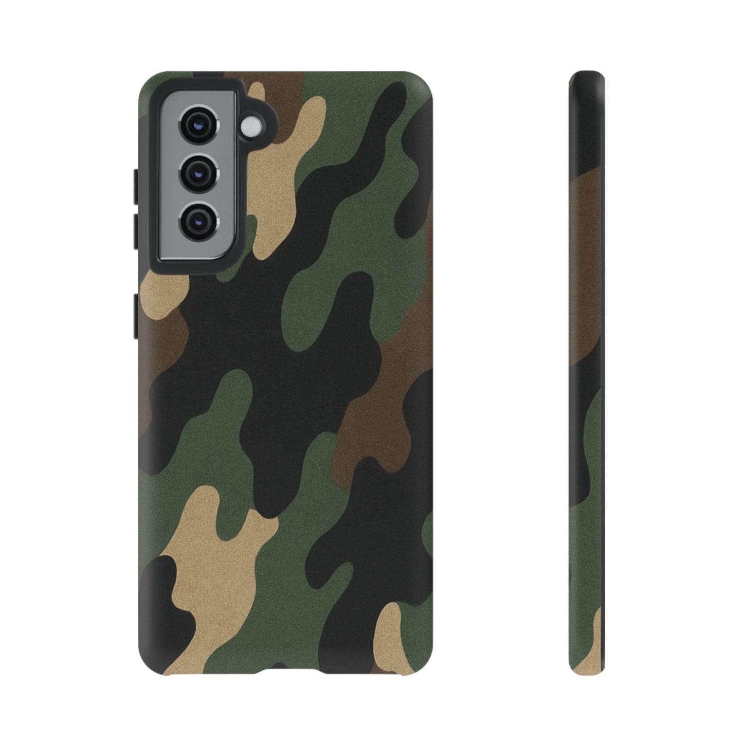 Camouflage Phone Case, Tough Phone Cover, Military Style Accessory, Protective Case for Men, Gifts for Soldiers - TRV