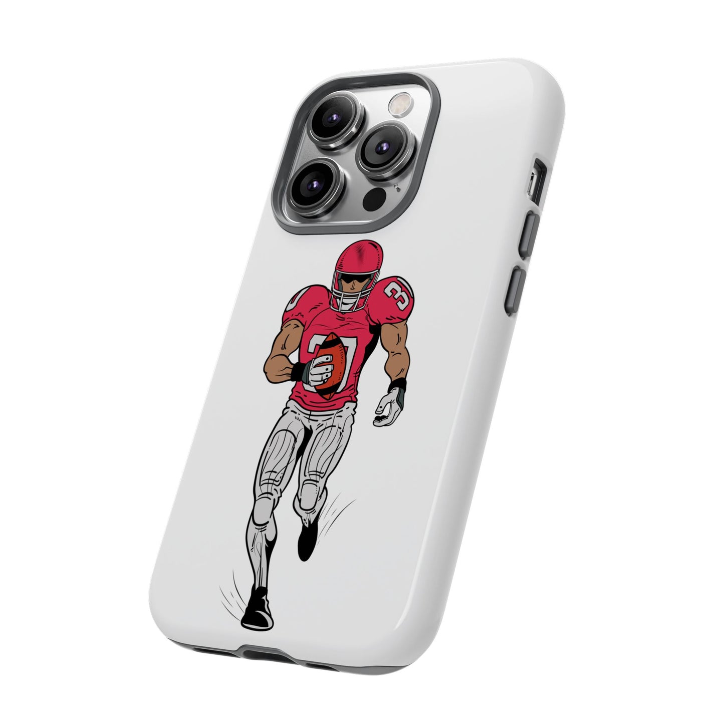 Football Player Tough Case, Sports Phone Cover, Athlete Gift, Tough Phone Case, Fall Sports, Football Lover's Accessory - TRV