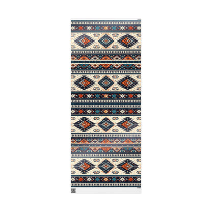 Southwestern Aztec Pattern Wrapping Paper Roll — Rustic Tribal Gift Wrap