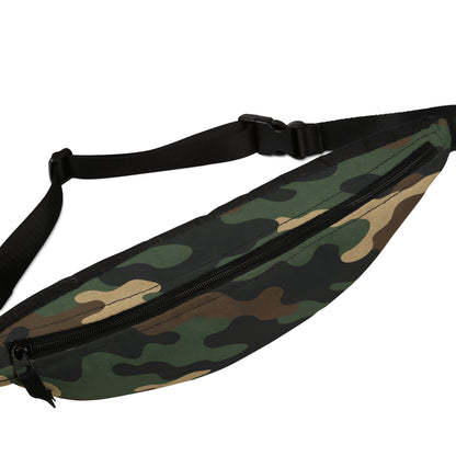 Camo Fanny Pack, Trendy Hip Bag, Outdoor Waist Bag, Festival Accessory, Travel Belt Bag, Stylish Utility Bag