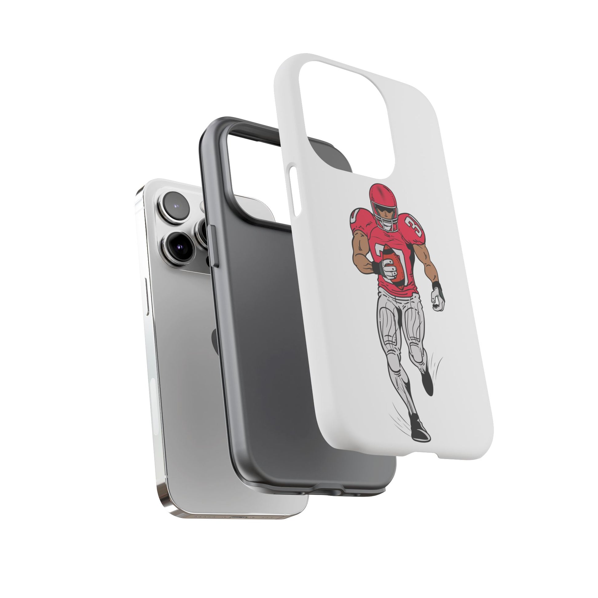 Football Player Tough Case, Sports Phone Cover, Athlete Gift, Tough Phone Case, Fall Sports, Football Lover's Accessory - TRV