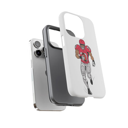Football Player Tough Case, Sports Phone Cover, Athlete Gift, Tough Phone Case, Fall Sports, Football Lover's Accessory - TRV