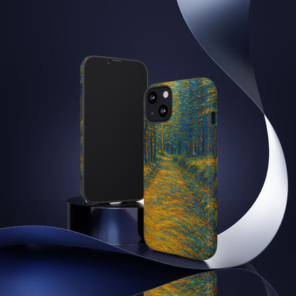 Artistic Phone Case for Nature Lovers, Tough Cases, Vibrant Design, Gift for Friends, Phone Accessories, Unique Artwork - TRV