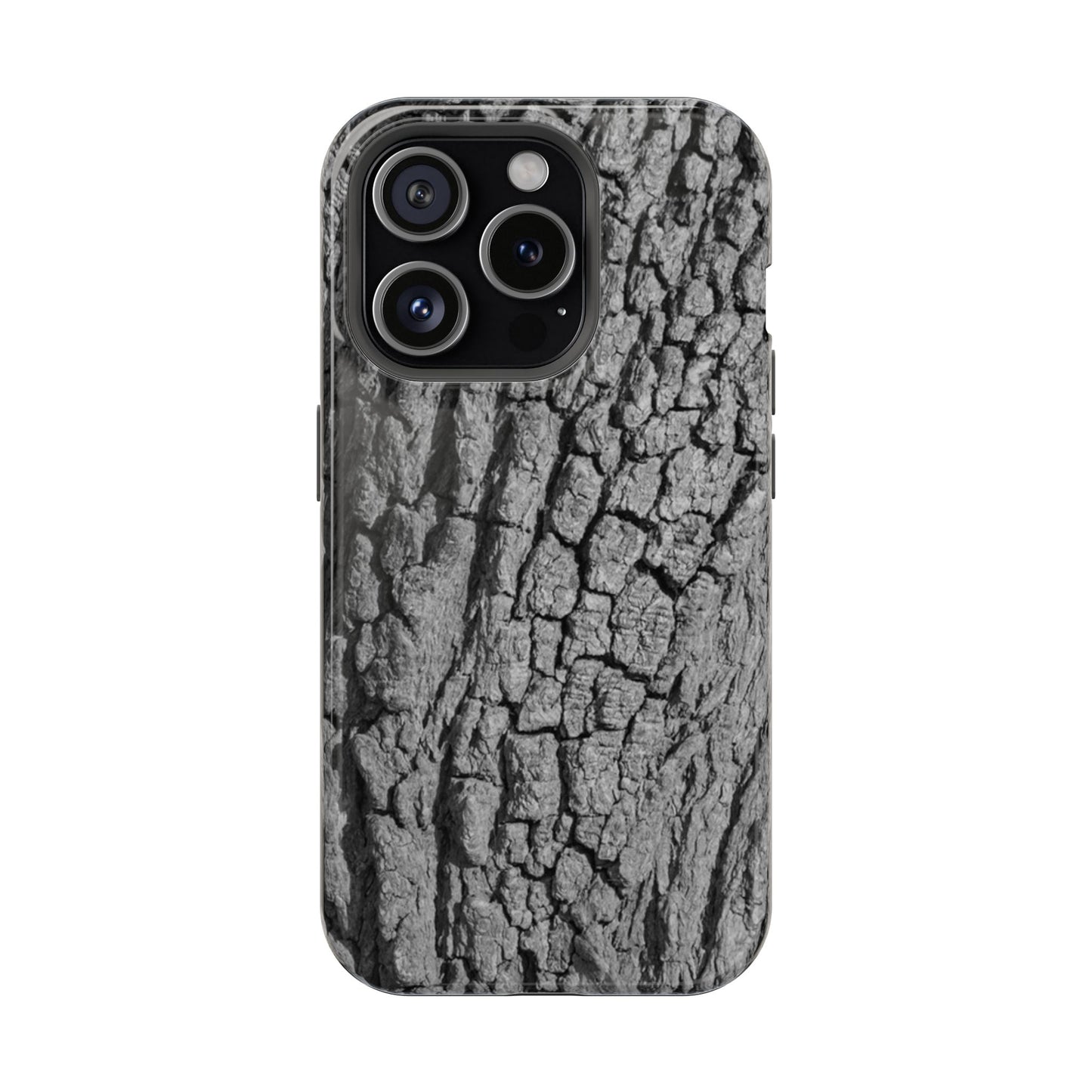 Bark Texture Magnetic Impact Phone Case