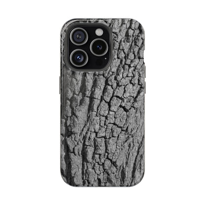 Bark Texture Magnetic Impact Phone Case