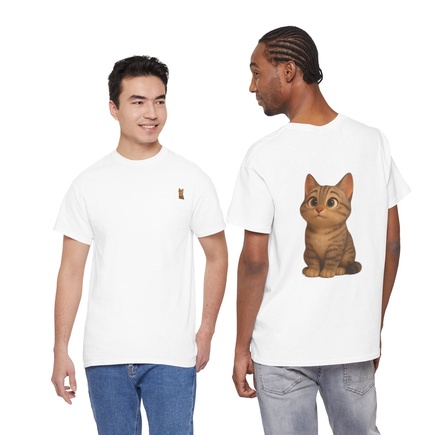 Adorable Cat Graphic Tee, Cute Pet Lover's Shirt, Animal Lover's Gift, Cozy Everyday T-Shirt, Perfect for Cat Lovers