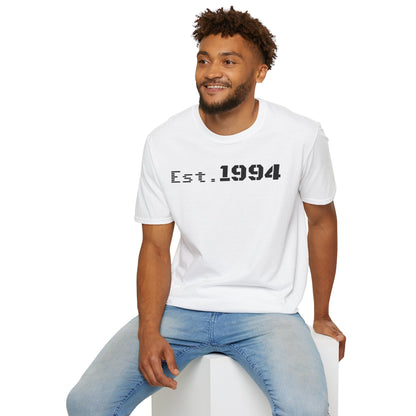 Est. 1994 Unisex Softstyle T-Shirt, Vintage Tee for Birthdays, Retro Gift, Casual Wear, Trendy Soft Shirt