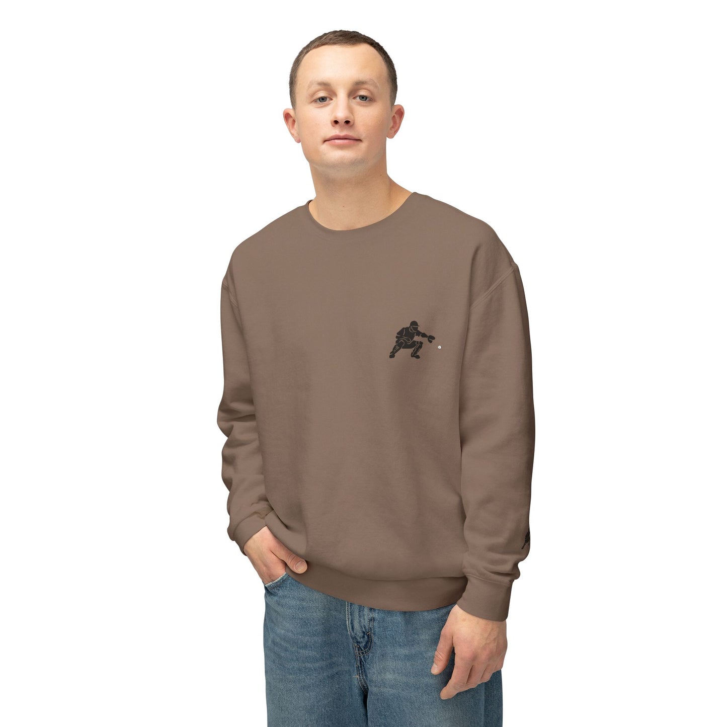 Baseball Catcher Unisex Sports Crewneck Sweatshirt - Perfect for Athletes & Casual Wear, Great for Game Days, Birthdays, Apparel for Fans