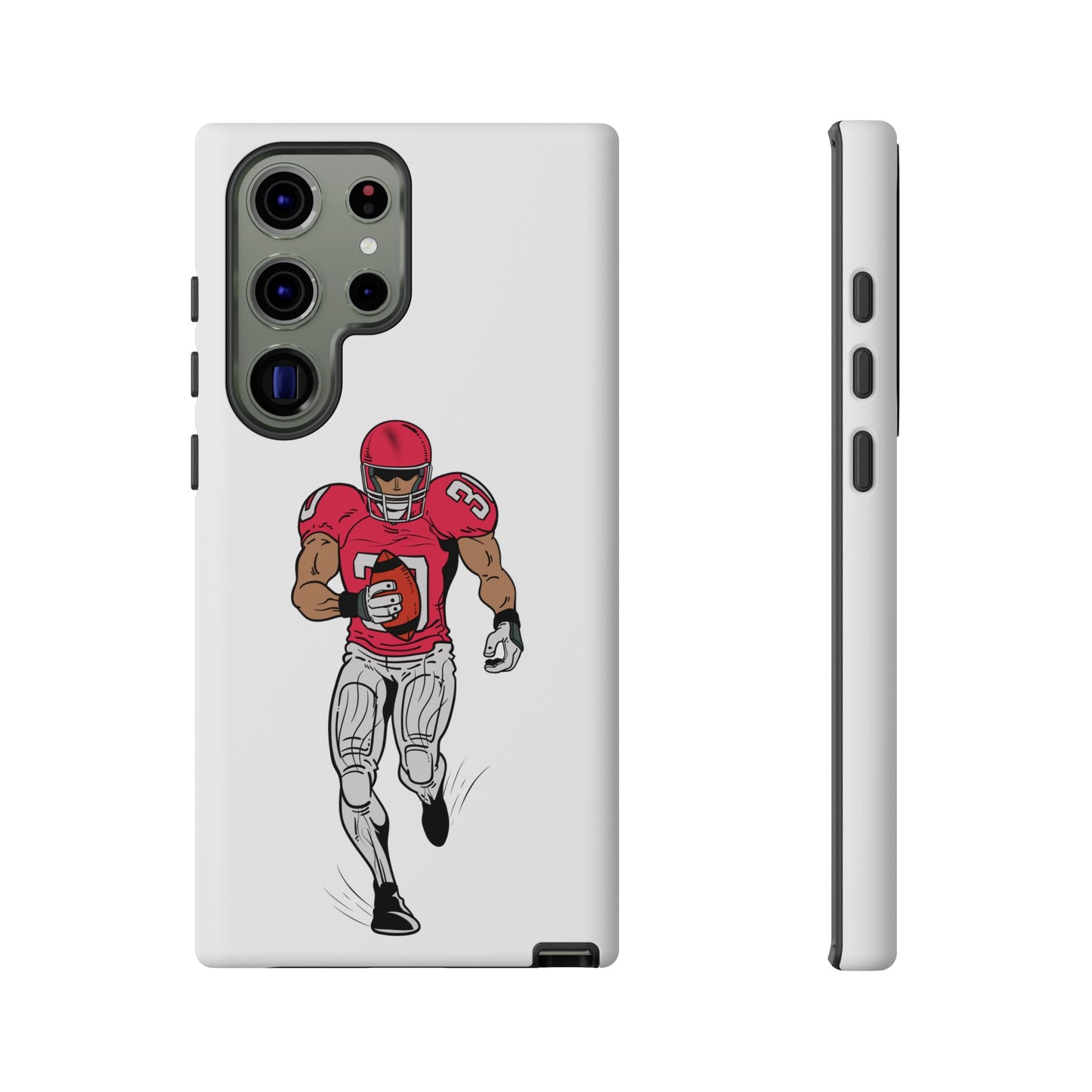 Football Player Tough Case, Sports Phone Cover, Athlete Gift, Tough Phone Case, Fall Sports, Football Lover's Accessory - TRV
