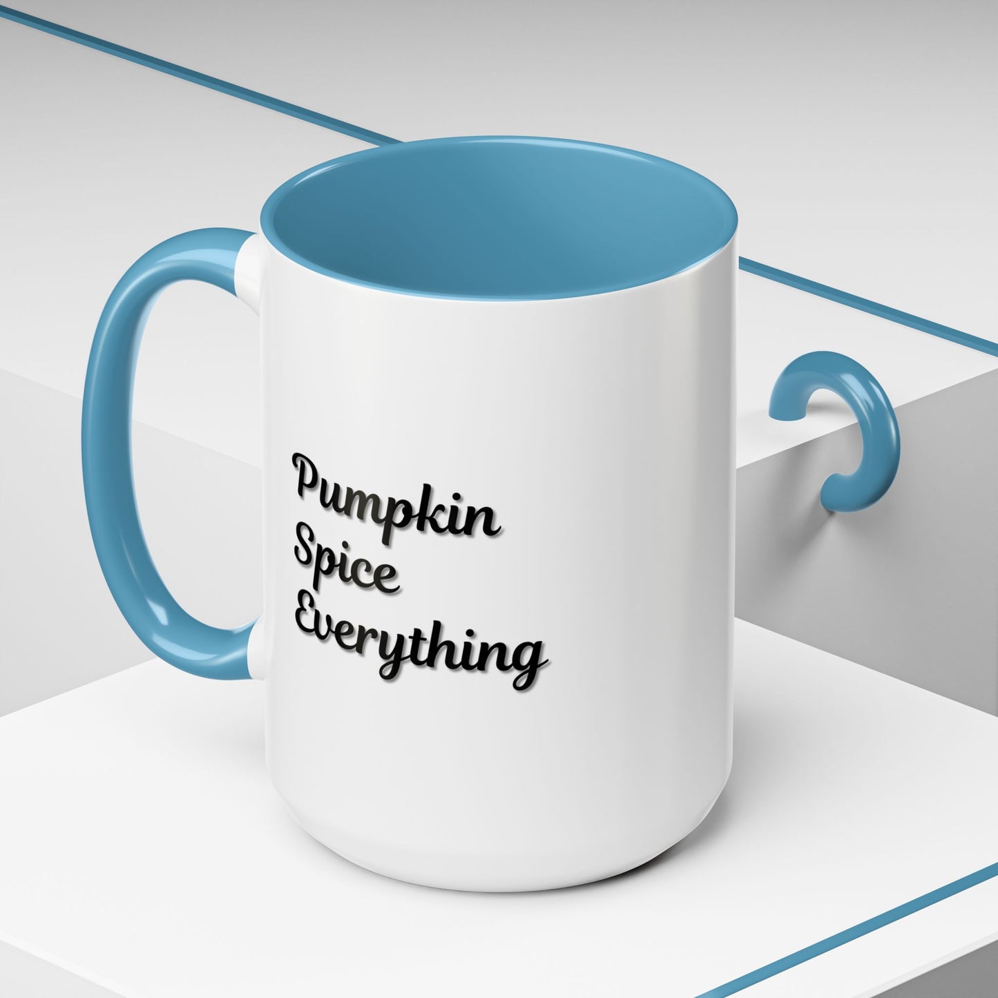 Pumpkin Spice Everything Accent Coffee Mug — Fall Seasonal 11/15oz