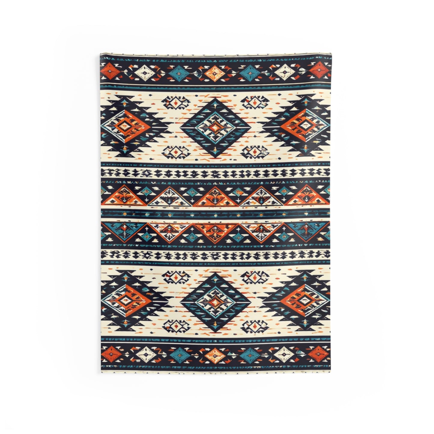 Southwestern Geometric Tapestry — Boho Tribal Wall Hanging