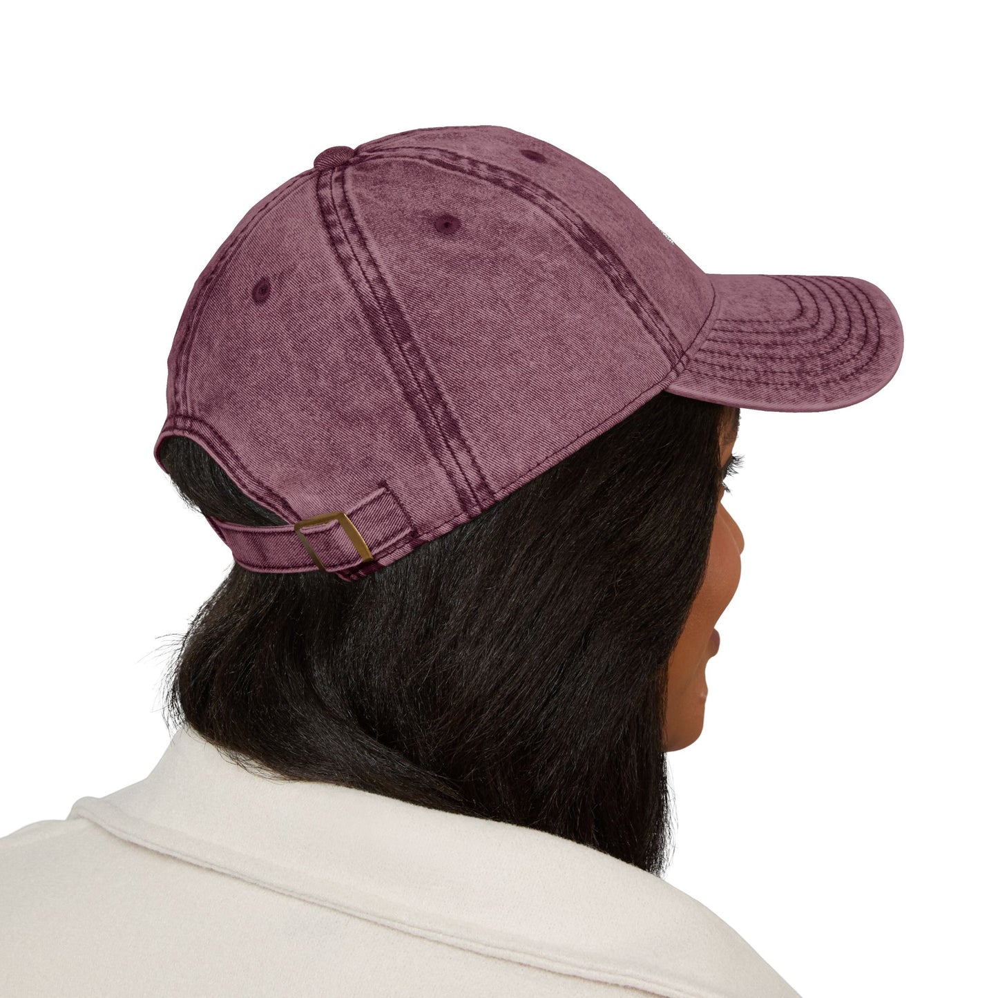 Embroidered Vintage Cap with USA Flag Design - TRV