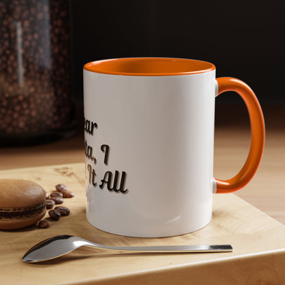 Dear Santa Accent Coffee Mug - Fun Holiday Mug for Christmas Enthusiasts - TRV