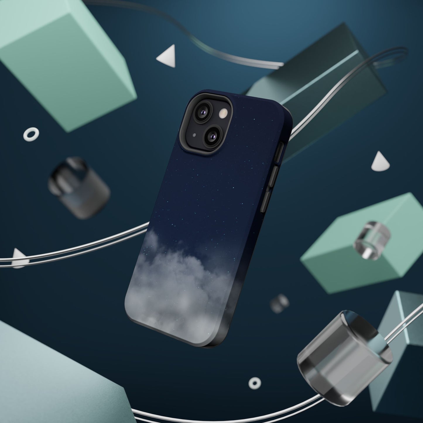 Night Sky Magnetic Impact-Resistant Phone Case — Foggy Cloud Design