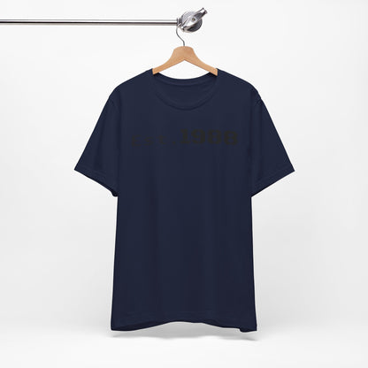 Est. 1988 Unisex Jersey Tee, Vintage Birthday Shirt, Casual Everyday Wear, Gift for Him or Her, Anniversary Celebration Tee